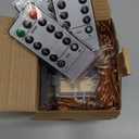 GDEALER 4 Pack 16.4 Feet 50 Led Fairy Lights Battery Operated with Remote Control Timer Waterproof Copper Wire Twinkle String Lights for Christmas Bedroom Indoor Outdoor Wedding Dorm Decor Warm White