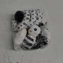 Baby Spiral Hanging Stroller and Car Seat Toys Black and White High Contrast Sensory Toy Newborn Plush Activity Toys Party Favors Quality Gifts for Baby Shower -BEE