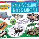 Mould and Paint Your Own Creepy Crawlers Craft Set - Make Figurines for Kids to Paint That Glow in The Dark