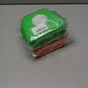 2 x Plastic Wrap Storage Box, Punch-Free Extractable Storage for Fresh Multi-Functional Dispenser, Apple Shaped Wall-Mounted Plastic Wrap Storage Box dispenser with 100 Crisper Wraps (C)