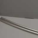 Zenna Home Curved Shower Curtain Rod, No Drill, 50-72 Inch Adjustable Tension Shower Rod for Bathroom, Rustproof, Non-Slip, Adds Room in Shower, Satin Nickel