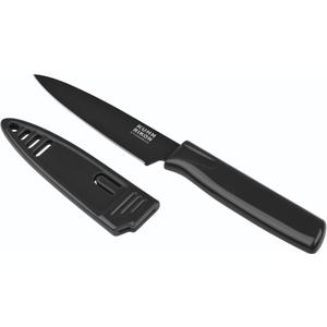 COLORI Straight Paring Knife, Black (4")