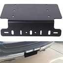 ALAVENTE Universal License Plate Mount Bracket Heavy Duty Steel Front Plate Mounting Bracket Holder for 6" 7" 12" 17" 20" Led Light Bar Spot Lights for Car SUV 4x4 for Jeep