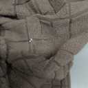 Stretchable, non-slip, washable sofa covers with embossed lines (XL Sofa, Brown)