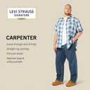 Levi Strauss Signature Gold Mens Carpenter Jeans (44W x 32L, 3clement)