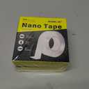 WINNOW Bulk Heavy Duty Nano Double Sided Tape (2 Rolls, 1.2"x120") - Industrial-Strength Adhesive for Student/Office/Classroom/Dormitory Facility Supplies Reusable & Removable Mounting Solution