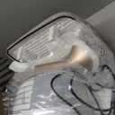 Steamer for Clothes,1800W Standing Garment Steamer with Adjustable Double Rod, Flat and Hanging Ironing, Clothes Steamers with 10 Ironing Modes,30s Fast Heat-up (White gold)