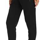 Foucome Women's Maternity Joggers Quick Dry Zipper Pockets Scrub Pants Pregnancy Sweatpants Size S, Black