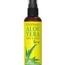 Seven Minerals Travel Size Organic Aloe Vera Spray with 100% Pure Aloe From Freshly Cut Aloe Plant, Not Powder - No Xanthan,So It Absorbs Rapidly With No Sticky Residue (2 fl oz)