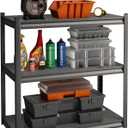 32" W Garage Shelving,900LBS Loads Adjustable Garage Storage Shelves, 3-Tier Metal Storage Racks and Shelving Units, Utility Rack Shelves (16" D x 32" W x 32" H)