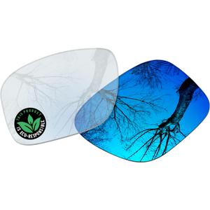 Raydi Polycarbonate Replacement Lenses for RayBan Meta Wayfarer RW4006 50mm Sunglasses - Ice Blue Photochromic - Non - Polarized