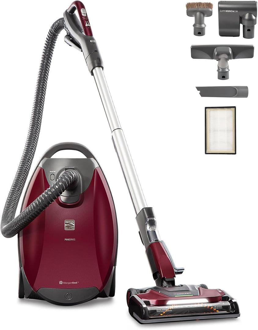 Kenmore Elite 700 Series Bagged Canister Vacuum with Hair Eliminator