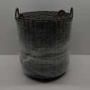 Set of 2 Round PP Woven Storage Basket