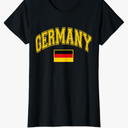 Germany Deutschland German Flag Graphic T-Shirt, M