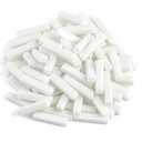 Youway Style White Mosaic Tiles for Crafts Bulk,150g Strips Shapes Mosaic Glass Pieces,Glass Mosaic Garden Craft Kit