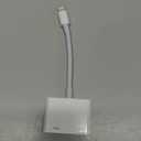 Lightning to HDMI Adapter for iPhone, [Apple MFi Certified] Digital AV Dongle,1080P Sync Screen Cable with Lightning Charging Port for iPhone, iPad to TV/Projector/Monitor No Need Power Supply (White)