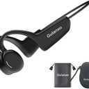 Gulanxo Open Ear Headphones, Lightweight and Comfortable Open Wireless Earphones, 15HBluetooth Playback 5.3 Sports Earphones, Built-in Microphone, Suitable for Sports Running,Exercise (Black)