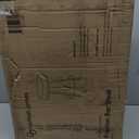 Nathan James Preston Modern Swivel Solid Wood Counter Stool with Boucle Upholstered Seat