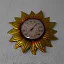 MUMTOP Outdoor Thermometers for Patio - Indoor Outdoor Thermometer, Sunflower Wall Thermometer Wireless for Garden Home Decor