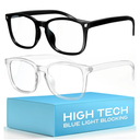 livho High Tech Blue Light Glasses - Advanced 99% Blue Light Blocking Computer Glasses - Anti Eyestrain & UV Glare Protection