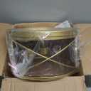 WELTRANS 2Light Flush Mount Ceiling Light Fixture, Industrial Modern Gold Ceiling Lamp, Vintage Farmhouse Light Fixture for Hallway, Bedroom, Dining Room, Living Room, Kitchen, Entryway