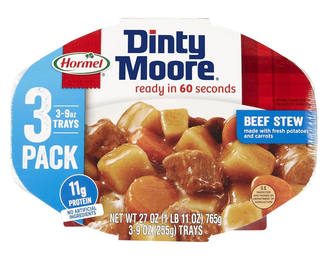 Compleats Dinty Moore Beef Stew, 9 Ounce (Pack of 3) (EXP 09/08/27)