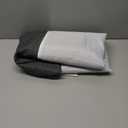 Charcoal Grey Long No Hook Shower Curtain with Snap in Liner,230GSM Waffle Weave Shower Curtains for Bathroom,71W x 86H