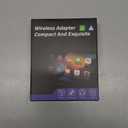 2026 Upgraded Mini Wireless CarPlay Adapter for CarPlay & Android Auto, Plug & Play, Fast, Auto Connect, No Latency 2in1 Car Play Wireless Adapter for iPhone iOS 10+ Android 11+ Information Display (Blue)