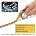 Light Strip Masking Tape 0.78inx 32.8ft Brown Light Dimming Tape for Soften Light, 2PCS