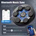 Hlthair Music Boxing Machine with Gloves for Adults and Kids | Upgraded Large Size, 12 Modes 12 Speeds, Wall Mounted Music Punching Machine, Bluetooth Sync, Dynamic LED, Audio FeedbackMusic Boxing Machine with Gloves for Adults and Kids