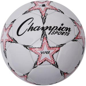Champion Sports Viper Soccer Ball TPU Soft-Touch Training Ball in Sizes 3,4,5 for Indoor/Outdoor Play