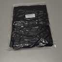 Floral Find Womens Short Sleeve Button Down Tops Casual Summer V-Neck Lace Trim Blouse Cute Tee, Black, X-Large (Black, XL)