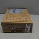 JOYMOOP Black Broom and Dustpan Set, Upright Angle Design with Built-in Comb Teeth for Home, Office, Hardwood Floors, Pet Hair