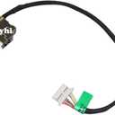Laptop AC DC Power Jack Plug in Charging Port Socket Connector Cable Harness for HP Pavilion 15-DA005 15-DA0053WM 15-DA00560D 15-DA006 15-DA0061CL 15-DA0061NR 15-DA0062CL 15-DA0065CL 15-DA0066CL
