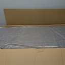 Storage Ottoman Bench, Large Ottoman Bench for Bedroom End of Bed,Living Room, Entryway, Hallway, Foot Rest Stool with Storage, Wheat (19.25"D x 50.5"W x 15.75"H)