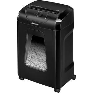 Fellowes Powershred 12 Sheet Cross-Cut Paper Home Office Paper Shredder, 19.50" H x 9.69" W x 13.44" D