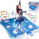 Frozen Toys Dance Mat for Girls - Electronic Dance Mat with Wireless Bluetooth for Children,Light Up LED Kids Musical Mat, Dance Floor Mat,Birthday Xmas Gifts for 3 5 7 9 10+ Year Old Girls Boys