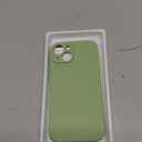 Designed for iPhone 13 Mini Case - Upgraded Camera Protection - Soft Microfiber Lining Inside - Liquid Silicone Shockproof Protective Phone Case 5.4" for Men Women Girls - Tea Green