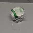 Ceramic Kitchen Sponge Holder, Dish Sponge Holder Suitable for Scrubby Farmhouse Dish Rack Brush Holder for Christmas Bathroom, Kitchen, Sink, Green and White (Cylindrical)