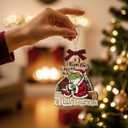 Frog Christmas Ornament 2025 - Gifts for Animal Lover, Unique Animal Lover Gifts for Women Men, Elegant Christmas Tree Decorations, Frog Ornament for Adults Boys Girls Friends