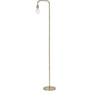 Globe Electric 67068 Holden 70" Floor Lamp, Matte Brass, in-Line On/Off Foot Switch