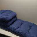 Wicker Chair Cushions, Waterproof Outdoor Loveseat Cushions for Patio Furniture, 3 Pieces Wicker Furniture Cushions, 1 Loveseat and 2 U-Shaped Cushions, Blue