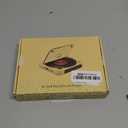 CD Player Portable with Dual Stereo Speakers, Rechargeable Portable CD Player with Bluetooth for Home with Headphones, Support CD/AUX/USB, Black