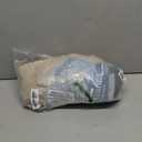 Dynamene Beige Fabric Shower Curtain - Waffle Textured Heavy Duty Cloth Shower Curtains for Bathroom, 256GSM Hotel Spa Luxury Weighted Bath Curtain Set with 12 Plastic Hooks,72x72, Beige/Khaki