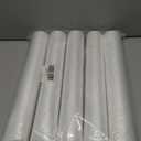 Lainrrew 5 Sheets Plastic Drop Cloths, Disposable Painters Drop Cloths Anti-dust Sheet Cover Furniture Cover Floor Protection for Painting (3 x 20m/ 9.8 x 65.6 Feet)