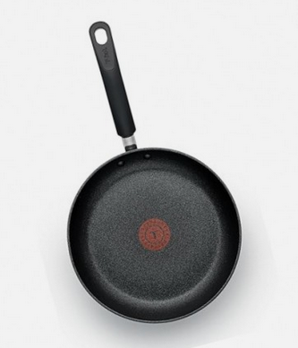 Tfal C4610263 Titanium Advanced Nonstick ThermoSpot Heat Indicator Dishwasher Safe Cookware Fry Pan, 8Inch, Black