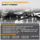 GG38-25-700C Front Right CV Axle Intermediate Shaft Assembly Compatible with Mazda 3 2006-2013 Mazda 5 2006-2007 2.0L 2.3L L4, Intermediate Shaft Assembly Replaces GG38-25-700D GG38-25-700E