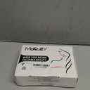 morvally Short Black Wavy Bob Wig with Bangs for Women 16 Inches Natural Synthetic Hair Wavy Wigs