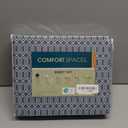 Comfort Spaces 100% Cotton Sheets Twin, Breathable, Naturally Cool Cotton Sheets, Soft Cotton Bed Sheets with 14" Elastic Pocket Fits up to 16" Mattress, All Seasons Sheet Set, Diamond Blue 3 Piece