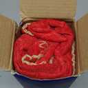 MIULEE Pack of 2 Euro Sham Pillow Covers 24x24 Inch Red Farmhouse Decorative Throw Pillow Covers with Stitched Edge Soft Chenille Solid Dyed Pillow Covers for Bed Sofa Couch Living Room